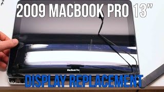 2009 Macbook Pro 13quot A1278 LCD Assembly Replacement [upl. by Rothberg]