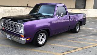 1972 Dodge D100 Completely Restored [upl. by Saxe379]