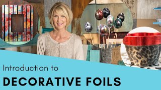 Introduction to Metallic Foils  Learn How to Use these Beautiful Decorative Foils [upl. by Engis]