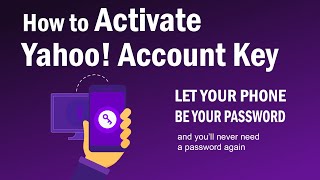 Enable Yahoo Account Key  Yahoo Mail Login Without Entering Password [upl. by Ihcekn]