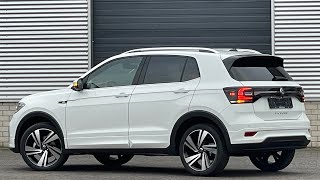 Volkswagen NEW TCross 2023 RLine in 4K Pure White 18 inch Nevada walk around amp Detail Inside [upl. by Nottage736]