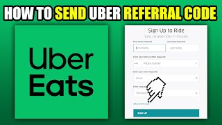 How To Send Uber Referral Code 2025 [upl. by Janella]