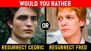 Would You Rather  ⚡ Harry Potter Edition ⚡ [upl. by Anirehtak]