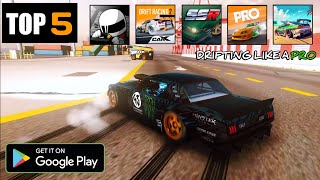 Top 5 Drifting Games For Android  iOS I Best Drifting Games Android 2023 [upl. by Zetnauq81]