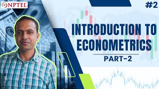 2 Introduction to Econometrics amp Econometric Analysis  Part 2 [upl. by Esertak]