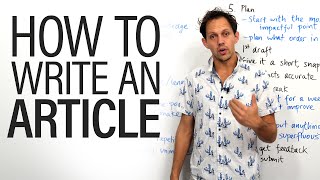 How to write an article [upl. by Mikey]