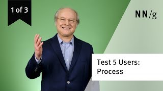 Usability Testing w 5 Users Design Process video 1 of 3 [upl. by Curhan95]