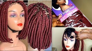 Lets Make A Braided Bob Wig From Start To Finish [upl. by Fisa]