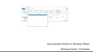 Windows 10 So öffnen Sie den AutostartOrdner [upl. by Annis]