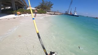 Fishing at Coquina Beach in Ana Maria Island during a weekend getaway [upl. by Bergquist]