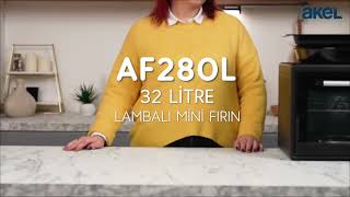 AKEL AF280L Mini Fırın Kullanım Kılavuzu [upl. by Hannan]