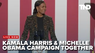 Kamala Harris and Michelle Obama hold a joint GOTV campaign rally [upl. by Neeloj]