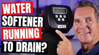 WATER SOFTENER Troubleshooting – CONSTANTLY DRAINING [upl. by Enahsal]