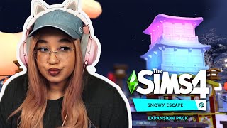 Is The Sims 4 Snowy Escape WORTH IT Honest Review [upl. by Eadie]