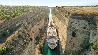 Corinth Canal amp Greek Islands with Fred Olsen Cruise Lines [upl. by Mady]