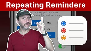 Creating Regular Repeating Reminders [upl. by Akimahs803]