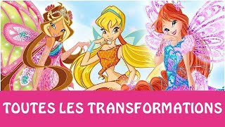 Winx Club  Toutes Les Transformations Des Winx [upl. by Fawna]