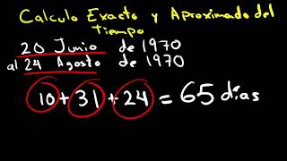 CALCULO EXACTO Y APROXIMADO del TIEMPO Matemáticas Financieras [upl. by Almallah]