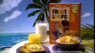 1990 Kelloggs Froot Loops Commercial Rescue Rangers TieInwmv [upl. by Leibarg269]