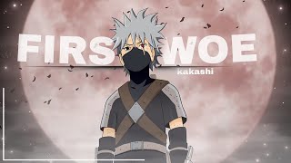 Kakashi first woe AMV Edit  edit naruto [upl. by Yole406]