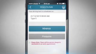 Reschedule driving test appointment via UAEMOI APP [upl. by Kajdan424]