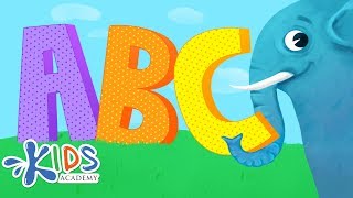 ABC Letters for Kids  Full English Alphabet for Preschool amp Kindergarten  Kids Academy [upl. by Solahcin679]