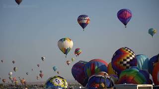 A Day at the Albuquerque International Balloon Fiesta  Mass Ascension [upl. by Nylecoj437]