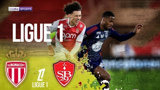 AS Monaco vs Brest  Ligue 1 HIGHLIGHTS  112224  beIN SPORTS USA [upl. by Tallulah250]