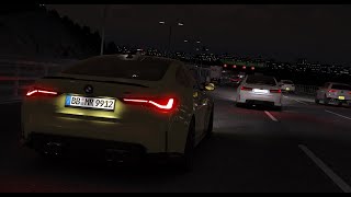 Getaway Drive in Stockholm Assetto Corsa [upl. by Jurdi928]