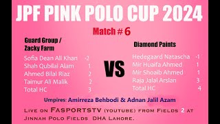 🔴JPF Pink Polo Cup 2024  Match 8  FGDin Polo vs Master Paints [upl. by Line]