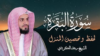 سورة البقرة لحفظ وتحصين المنزل للقارئ الشيخ رعد محمد الكردي [upl. by Ecila]