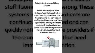 Patient Monitoring and Alarm Systems [upl. by Jean]