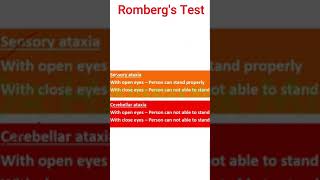 Rombergs Test  DrHardik Mistry [upl. by Chrysler]