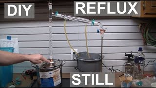 Building a SUPER CHEAP and SIMPLE Reflux Still  ElementalMaker [upl. by Llireva]