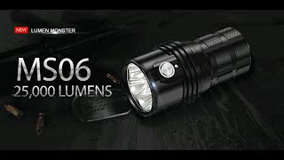 Imalent new lumen monster MS06 25000 lumens [upl. by Lesslie]