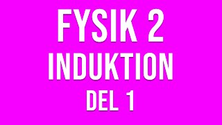 Fysik 2  Induktion och tillämpningar del 1 av 4 [upl. by Aviv]