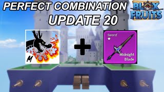 DRAGONTALON  MIDNIGHT BLADE i love this combo  Blox Fruits  Bounty Hunt  Update 20 [upl. by Alonzo]