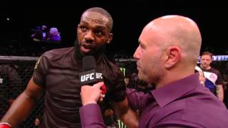 UFC 197 Jon Jones and Ovince Saint Preux Octagon Interview [upl. by Sherard219]