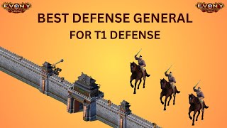 EVONY  Defense General Requirement for all kind of T1 Defense Keep [upl. by Archambault]