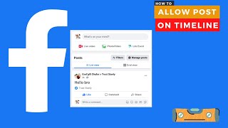 Facebook tips how to allow friends post And more timeline settings [upl. by Romano]