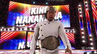 King Nakamura Entrance  WWE 2K22 [upl. by Odlareg]