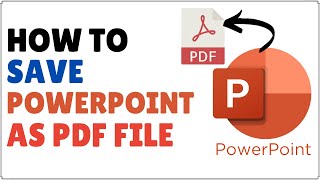 How to Save PowerPoint Slides as a PDF File  PowerPoint Tutorials  PowerPoint Tips [upl. by Ramirolg945]