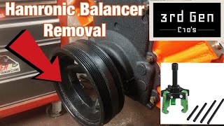 How to remove a 53 LS Harmonic Balancer [upl. by Rivi961]