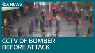 Court shown images of Manchester Arena bomber just seconds before attack  ITV News [upl. by Schrader]