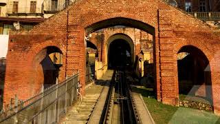 La Funicolare di Mondovi Dal centro alla Città Alta  borgo antico di Piazza e il rione di Breo [upl. by Gnoh]