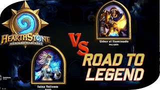 ✅HEARTHSTONE ROAD TO LEGEND MAGO VS PALADIN [upl. by Arit391]