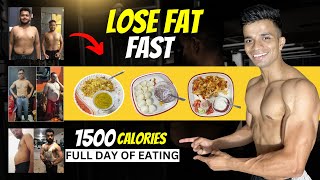 STRICT 1500 Calories Diet For FASTER FAT LOSS  Full Day Of Eating [upl. by Nniuqal]