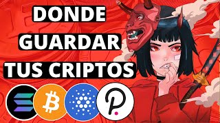 ✅WALLETS PARA CRIPTOMONEDAS😱¿Donde Guardar Tus Criptomonedas TIENES QUE VERLO [upl. by Eidua]