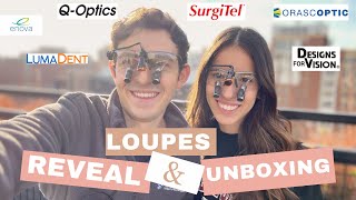 Getting Our Loupes For Dental School Unboxing TryOn and More [upl. by Ced]