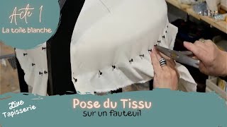 Live Tapisserie Pose du tissu sur un fauteuil [upl. by Banna]